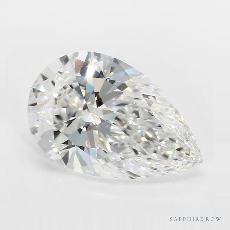 2.50 ct lab-grown diamond, pear cut | Sapphire Row · cut6