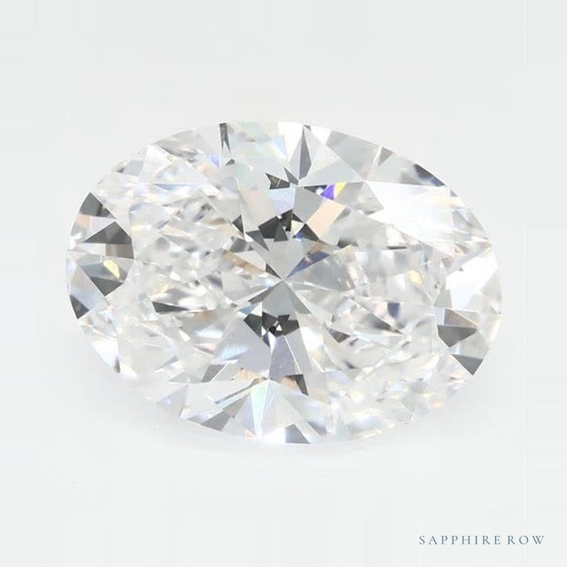 2.47 ct lab-grown diamond, oval cut | Sapphire Row · cut6