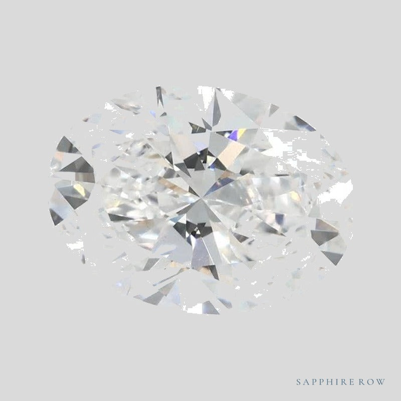 2.47 ct lab-grown diamond, oval cut | Sapphire Row · cut4 · cut5