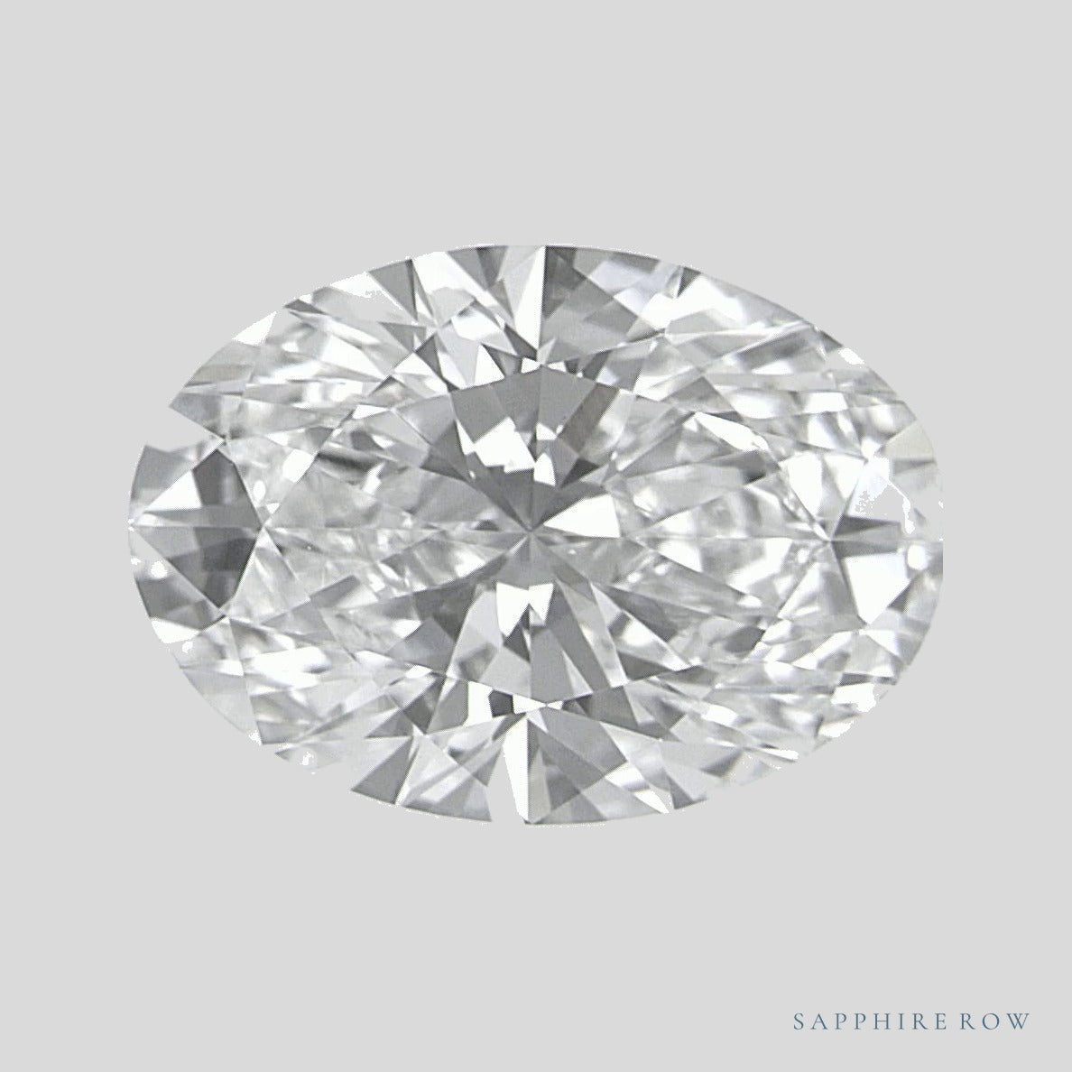 2.46 ct lab-grown diamond, oval cut | Sapphire Row · cut4 · cut5
