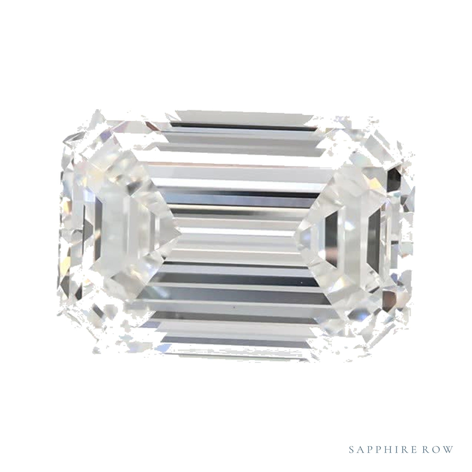 2.46 ct lab-grown diamond, emerald cut | Sapphire Row · cut6