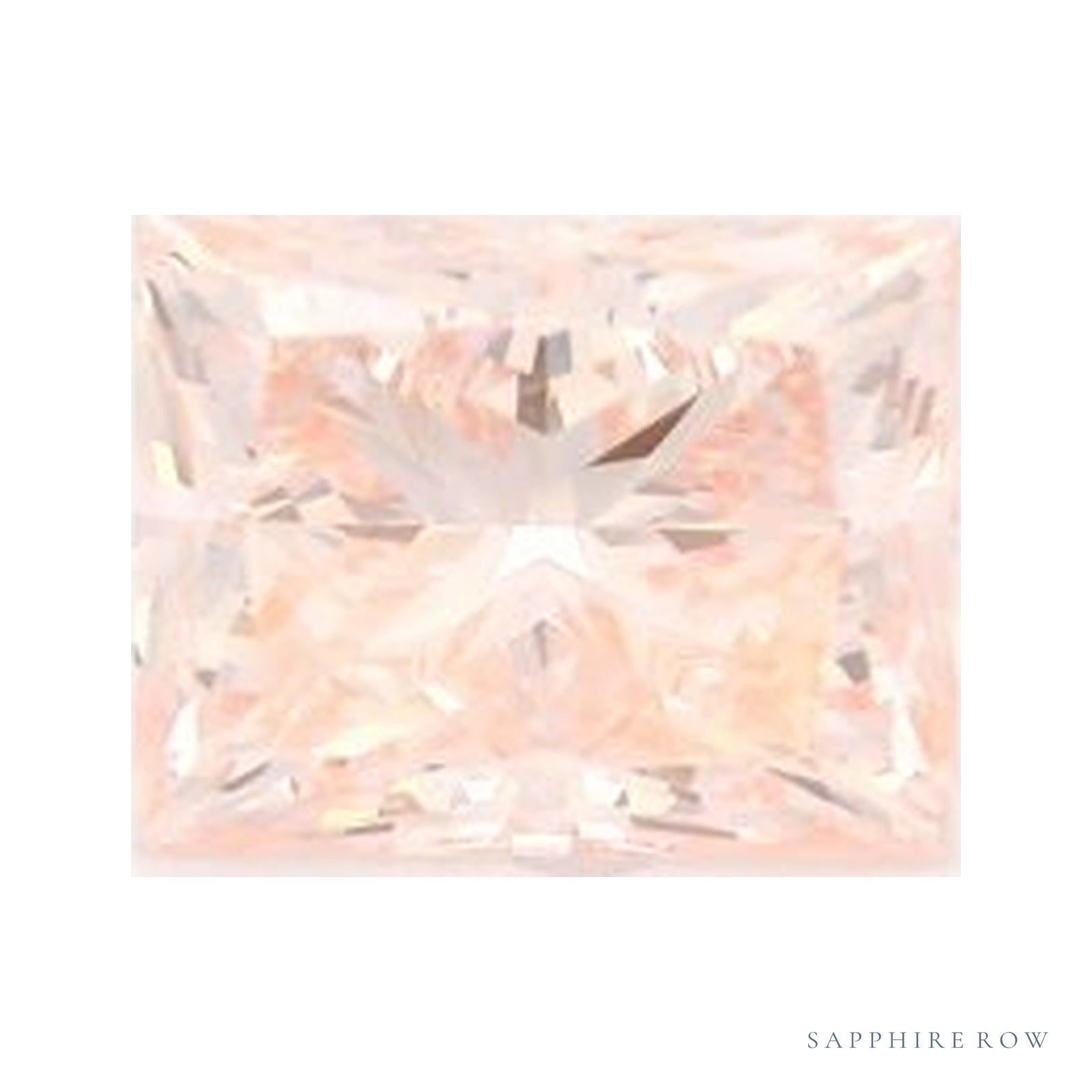 2.44 ct lab-grown fancy vivid pink diamond, square cut | Sapphire Row · cut4