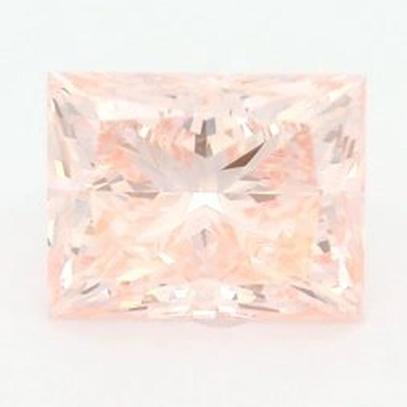 2.44 ct lab-grown fancy vivid pink diamond, square cut | Sapphire Row · cut7