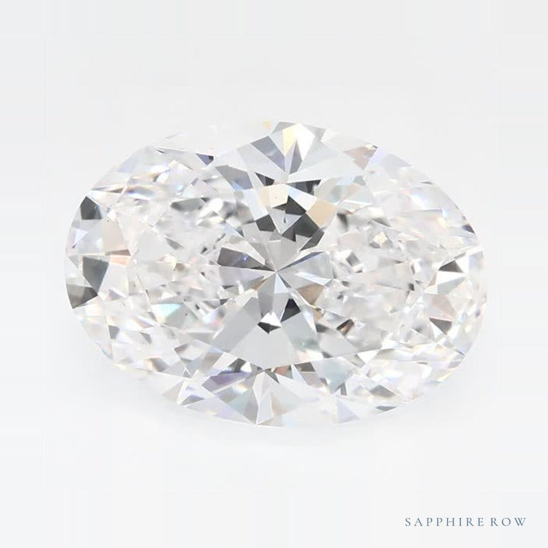 2.44 ct lab-grown diamond, oval cut | Sapphire Row · cut6