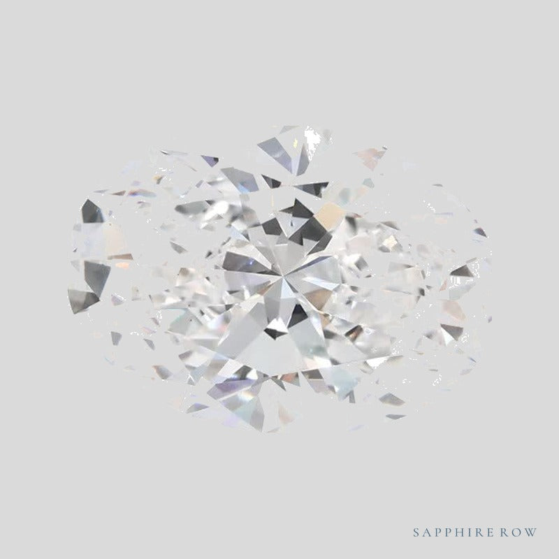 2.44 ct lab-grown diamond, oval cut | Sapphire Row · cut4 · cut5