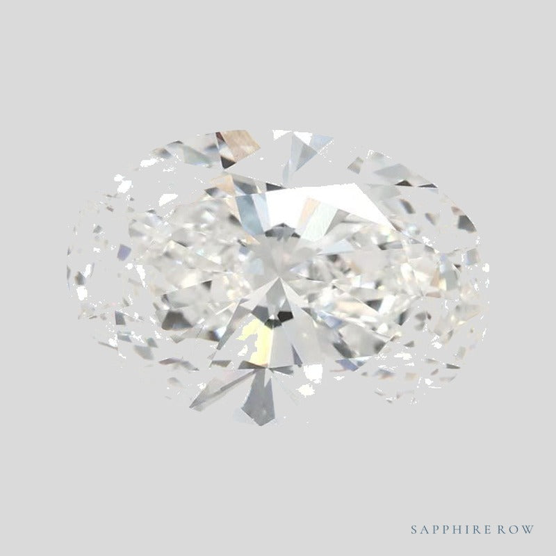2.43 ct lab-grown diamond, oval cut | Sapphire Row · cut4 · cut5