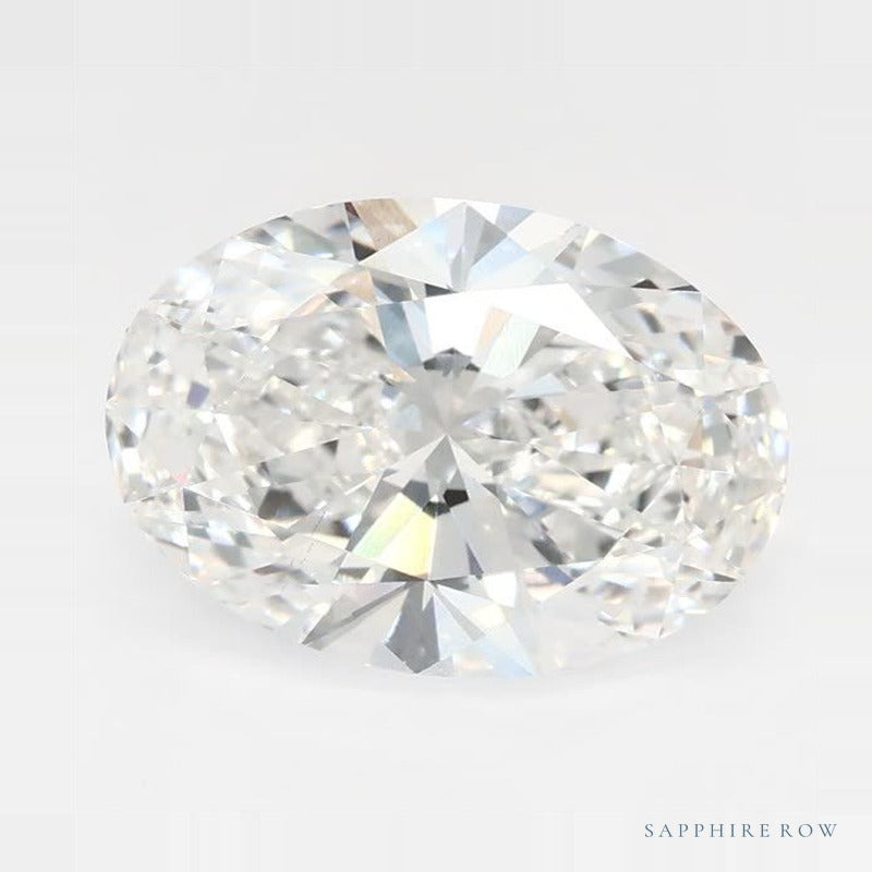 2.43 ct lab-grown diamond, oval cut | Sapphire Row · cut6