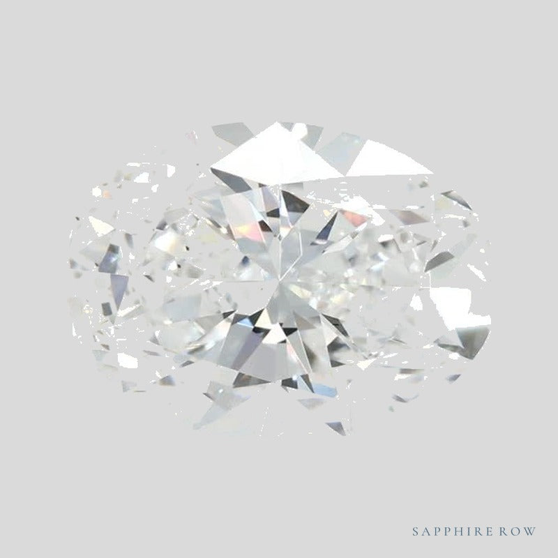 2.43 ct lab-grown diamond, oval cut | Sapphire Row · cut4 · cut5