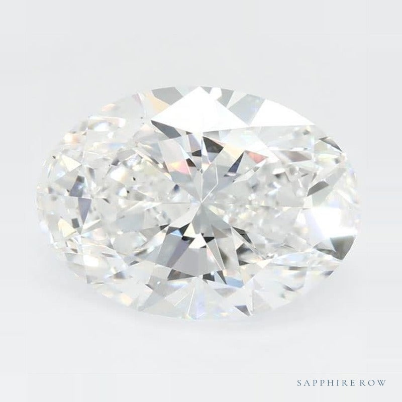 2.43 ct lab-grown diamond, oval cut | Sapphire Row · cut6