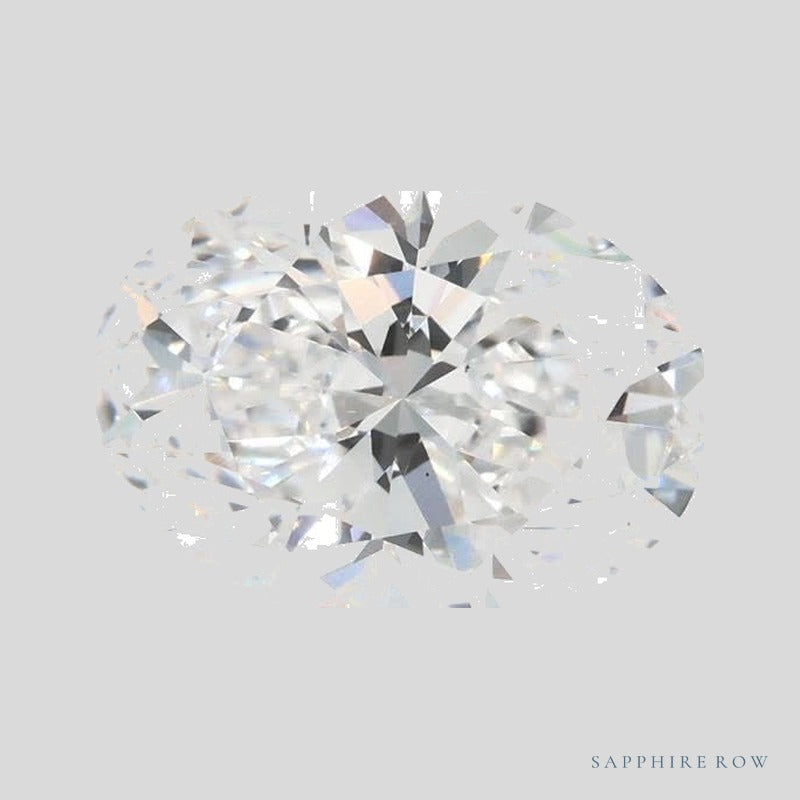 2.42 ct lab-grown diamond, oval cut | Sapphire Row · cut4 · cut5