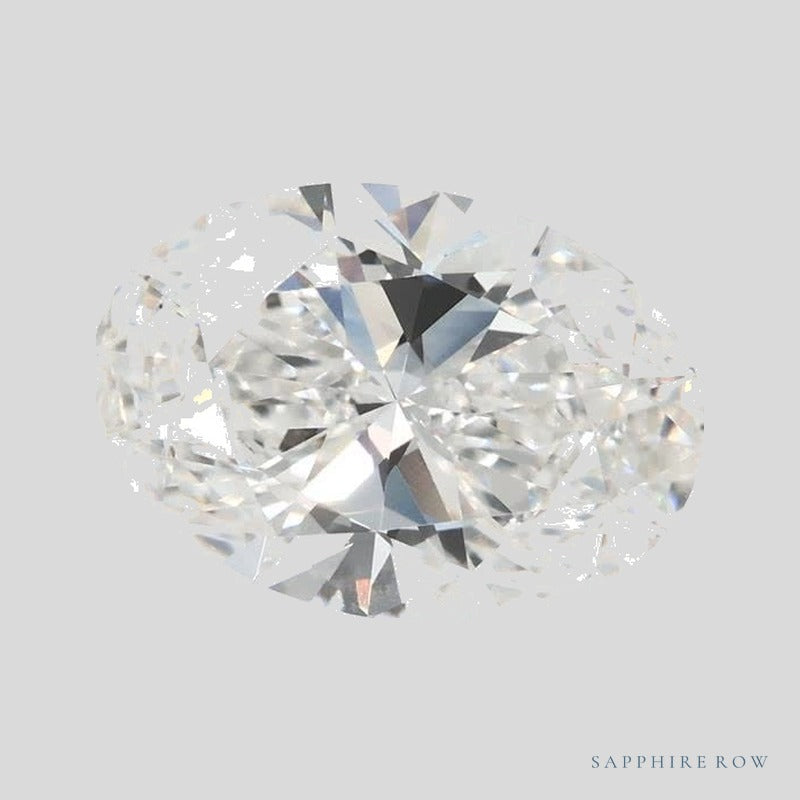 2.42 ct lab-grown diamond, oval cut | Sapphire Row · cut4 · cut5