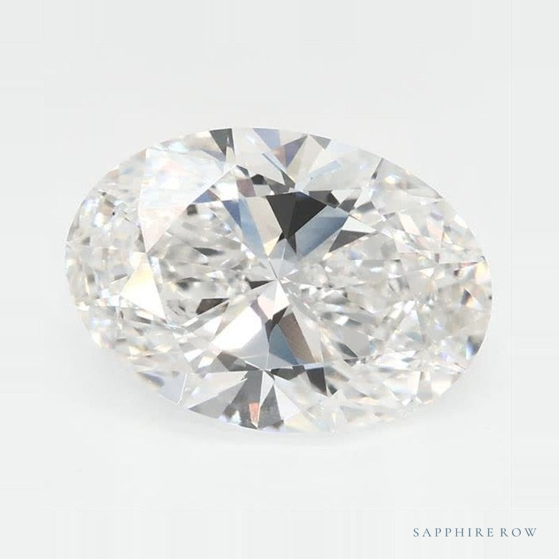 2.42 ct lab-grown diamond, oval cut | Sapphire Row · cut6