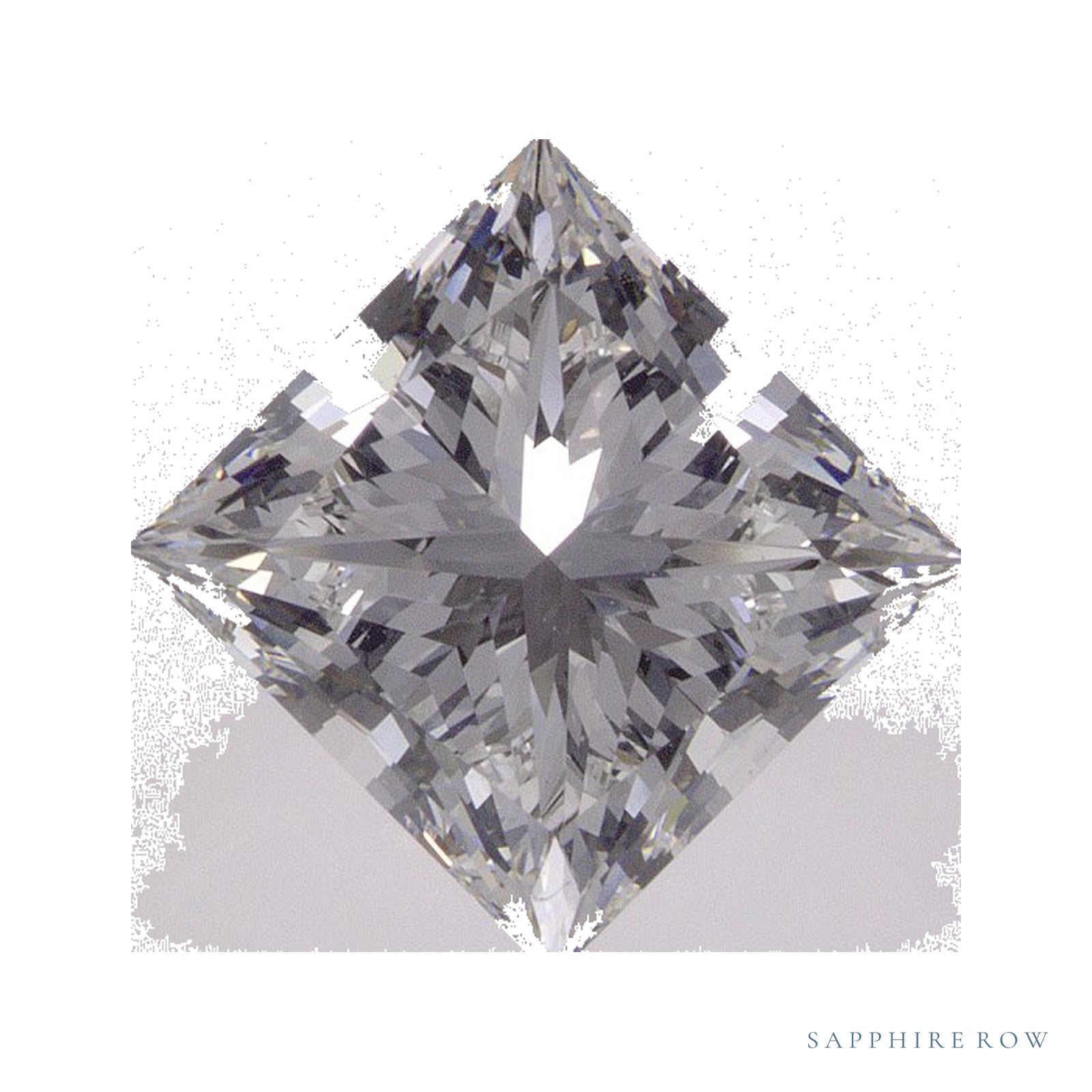 2.42 ct lab-grown diamond, square cut | Sapphire Row · cut4