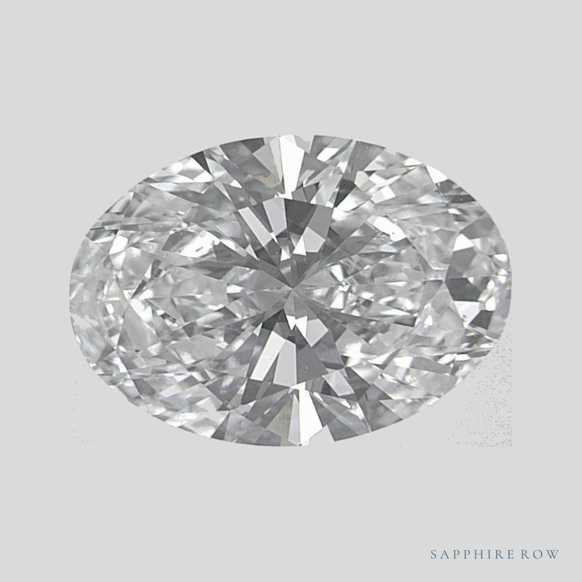 2.42 ct lab-grown diamond, oval cut | Sapphire Row · cut4 · cut5