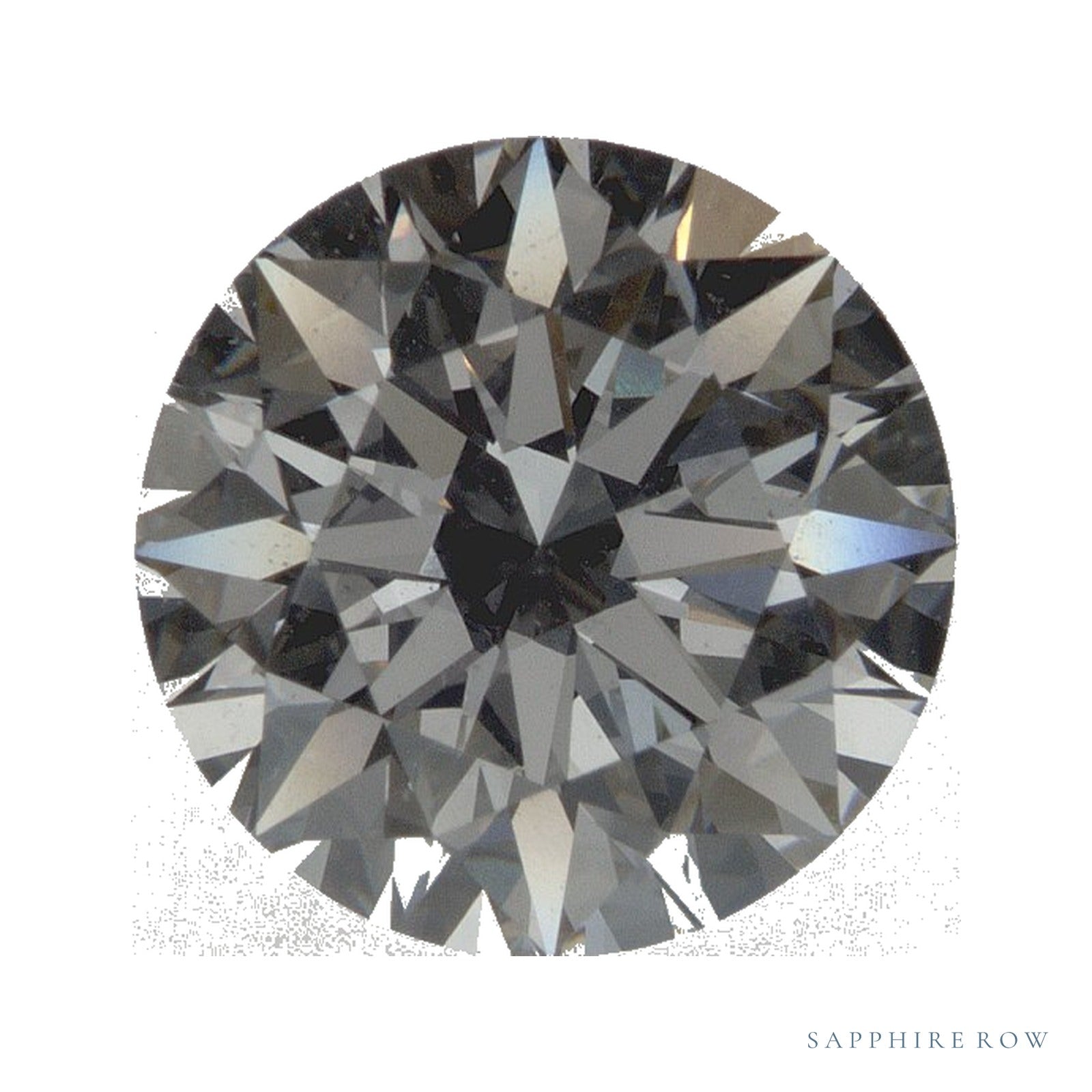 2.41 ct lab-grown diamond, round cut | Sapphire Row · cut4