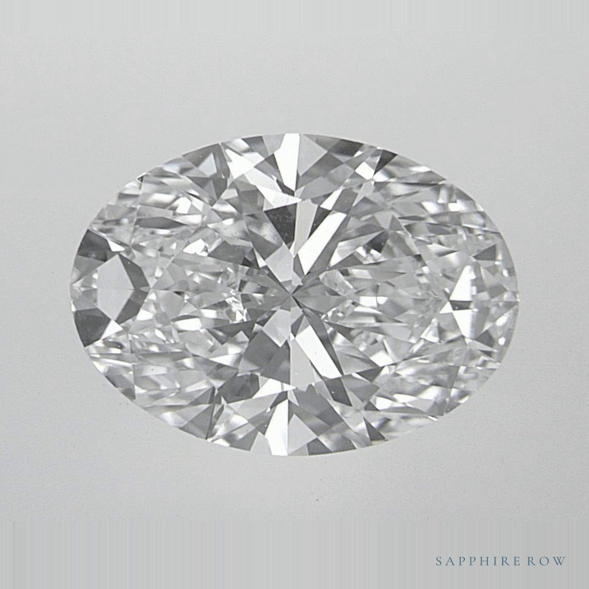 2.41 ct lab-grown diamond, oval cut | Sapphire Row · cut6