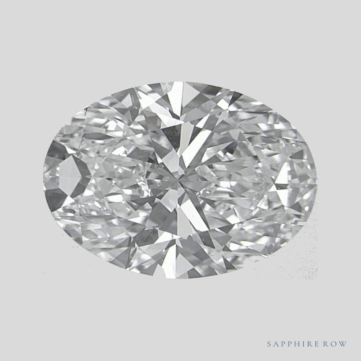 2.41 ct lab-grown diamond, oval cut | Sapphire Row · cut4 · cut5