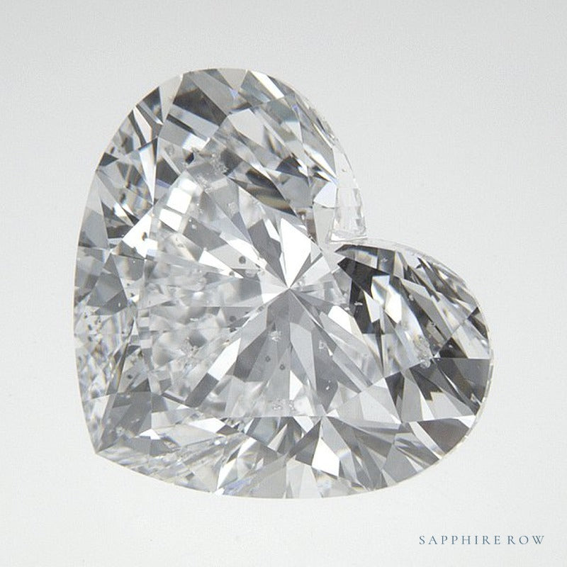 2.40 ct natural diamond, heart cut | Sapphire Row · cut7