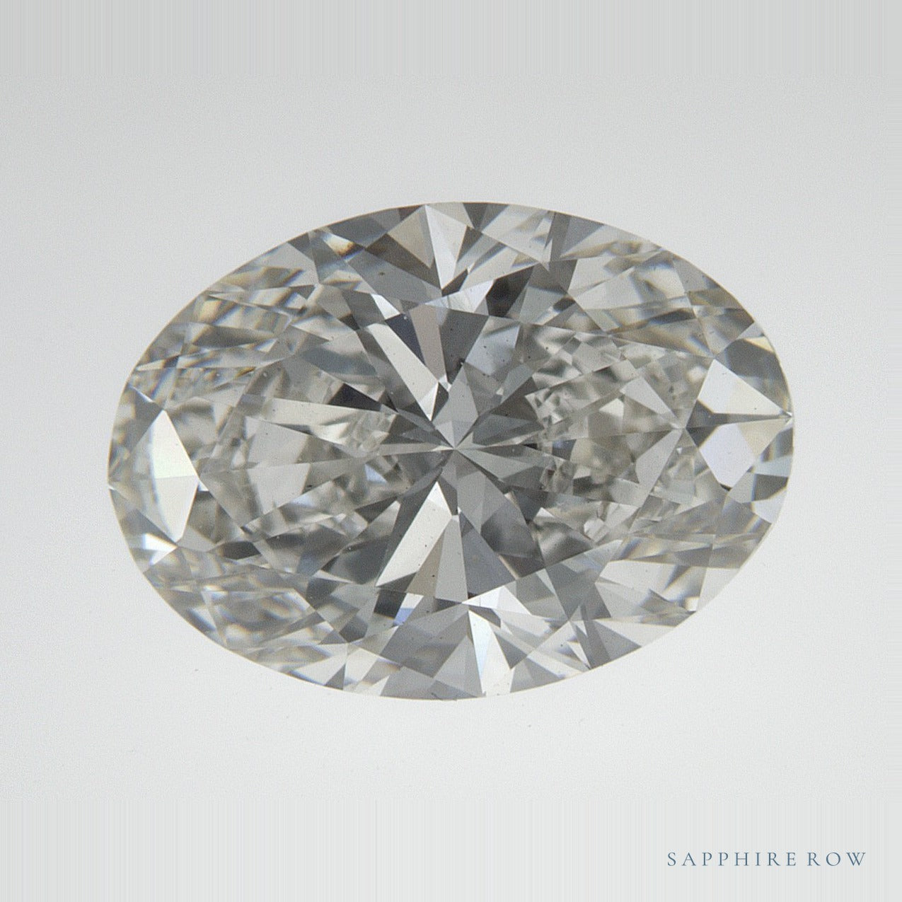 2.40 ct lab-grown diamond, oval cut | Sapphire Row · cut7