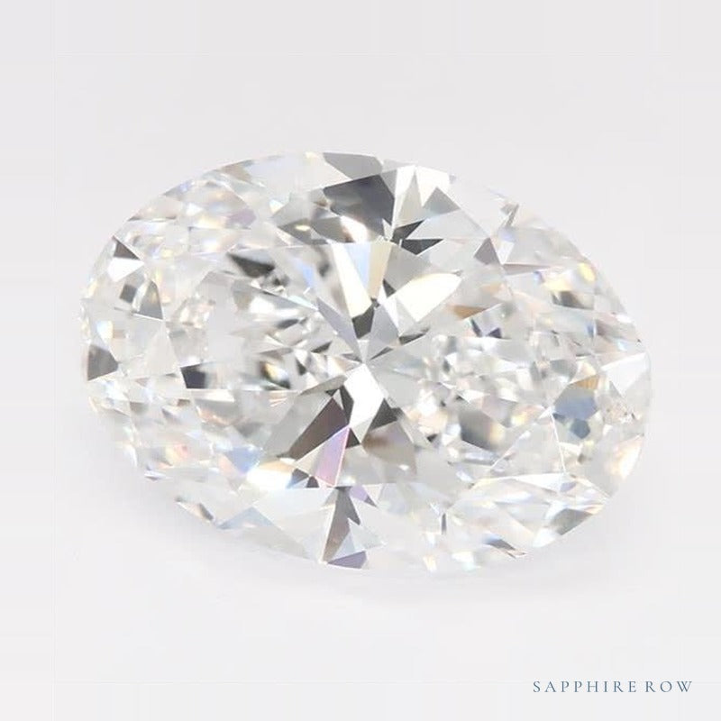 2.40 ct lab-grown diamond, oval cut | Sapphire Row · cut6