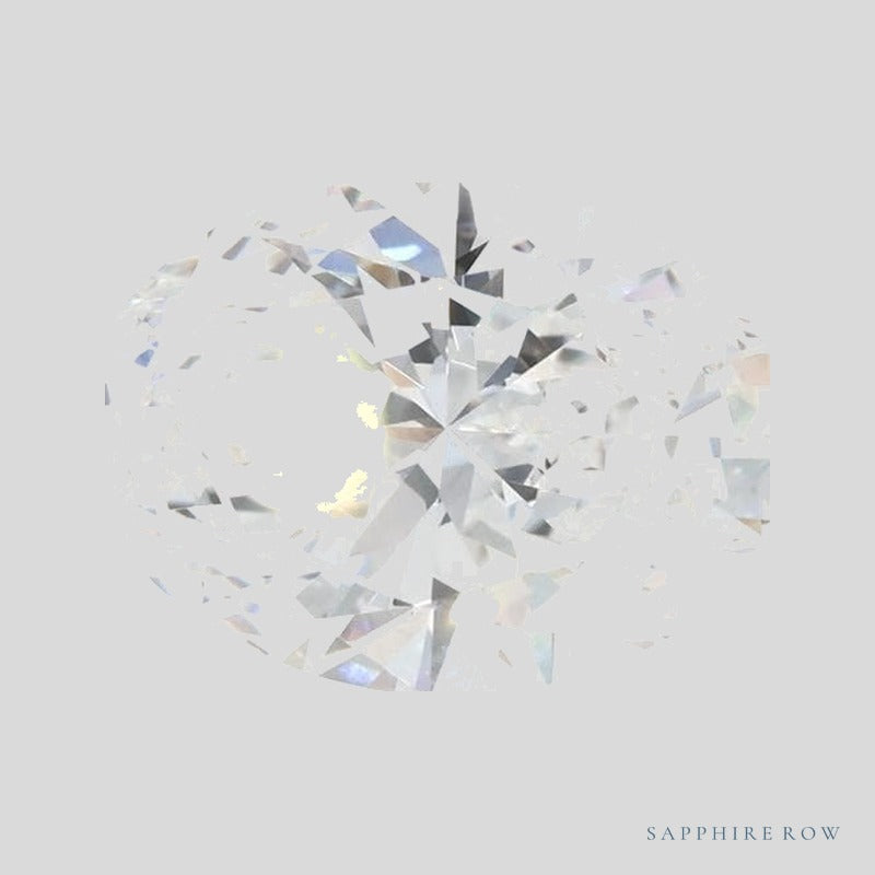 2.40 ct lab-grown diamond, oval cut | Sapphire Row · cut4 · cut5