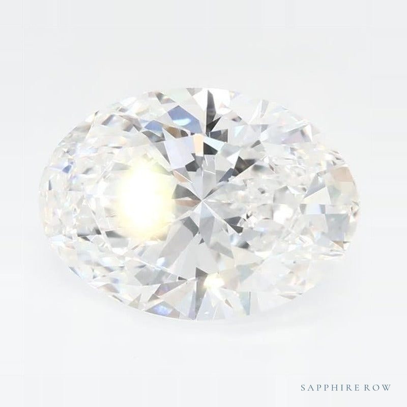 2.40 ct lab-grown diamond, oval cut | Sapphire Row · cut6