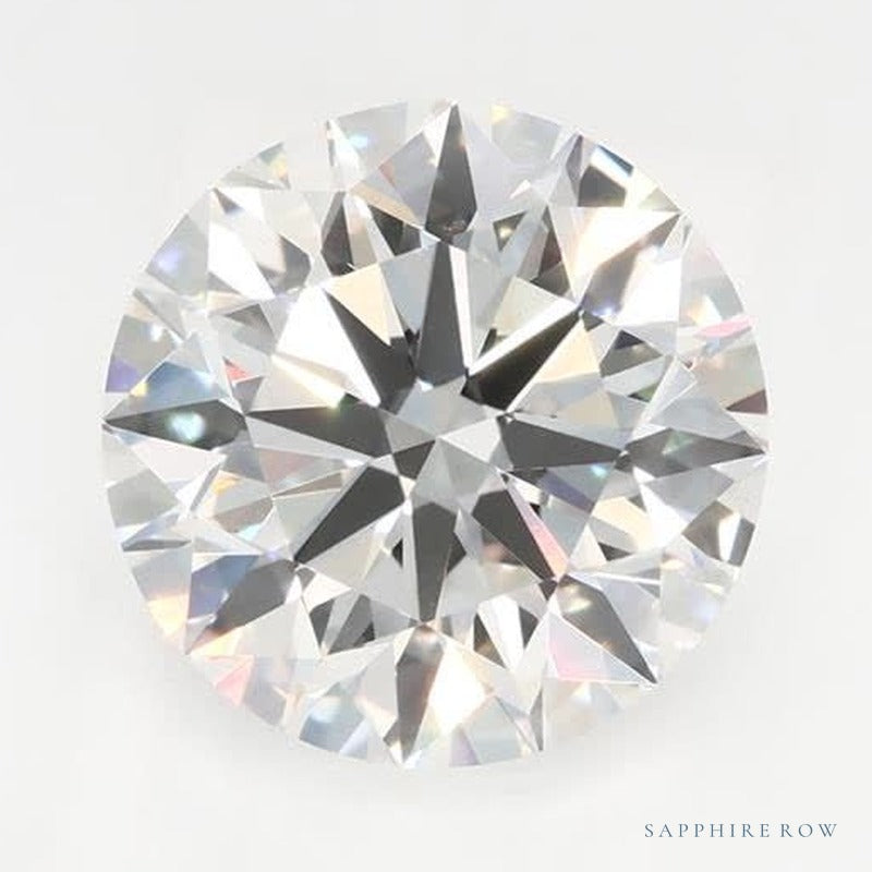 2.40 ct lab-grown diamond, round cut | Sapphire Row · cut6