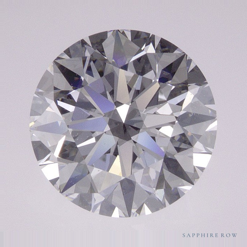 2.40 ct lab-grown diamond, round cut | Sapphire Row · cut6