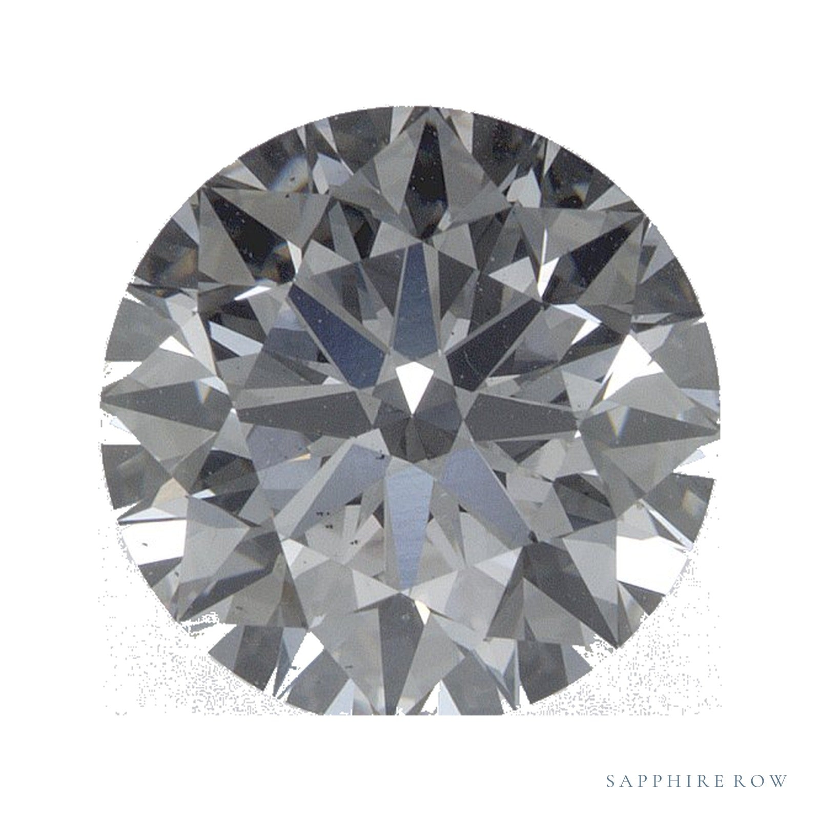 2.39 ct lab-grown diamond, round cut | Sapphire Row · cut4
