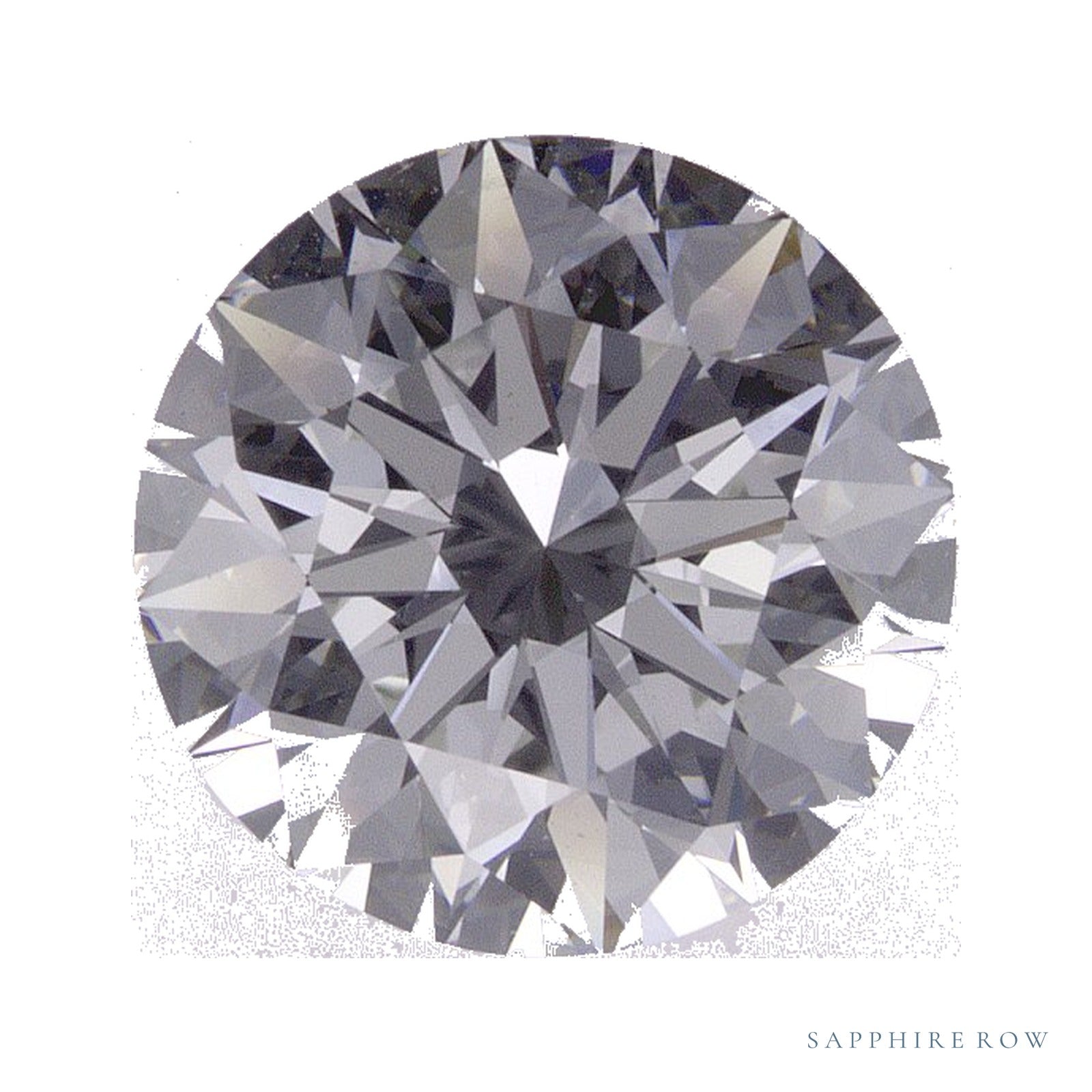 2.38 ct lab-grown diamond, round cut | Sapphire Row · cut4