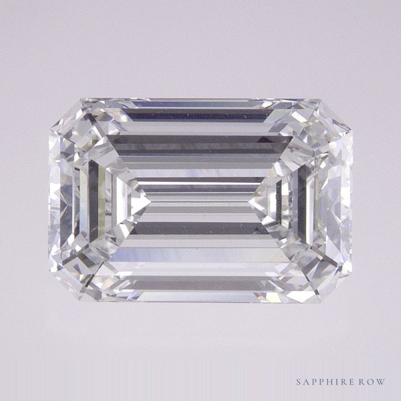 2.37 ct lab-grown diamond, emerald cut | Sapphire Row · cut6