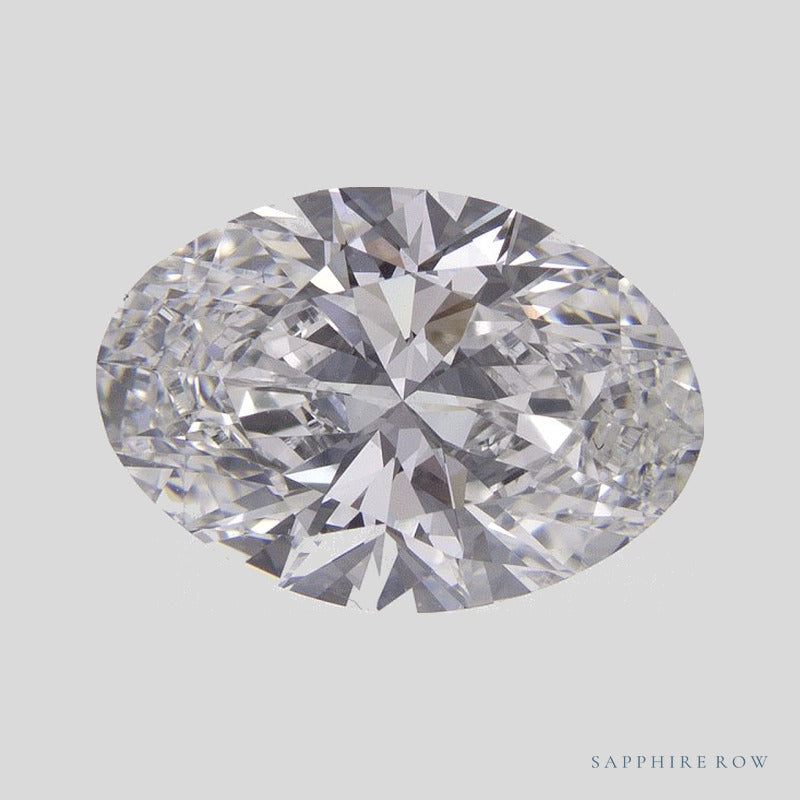 2.37 ct lab-grown diamond, oval cut | Sapphire Row · cut4 · cut5