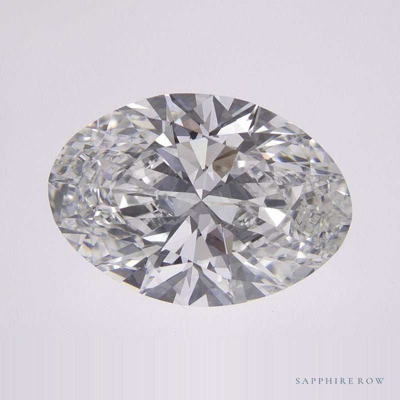 2.37 ct lab-grown diamond, oval cut | Sapphire Row · cut6
