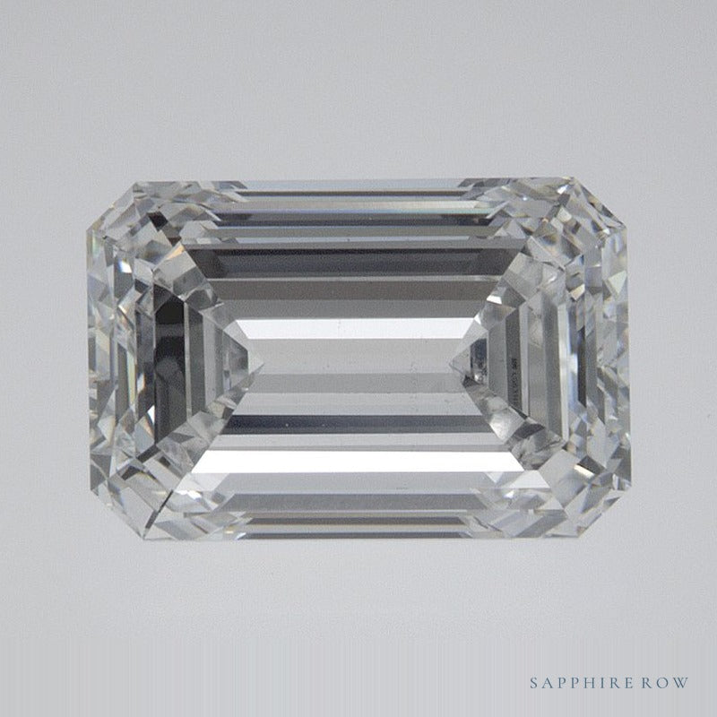 2.37 ct lab-grown diamond, emerald cut | Sapphire Row · cut7