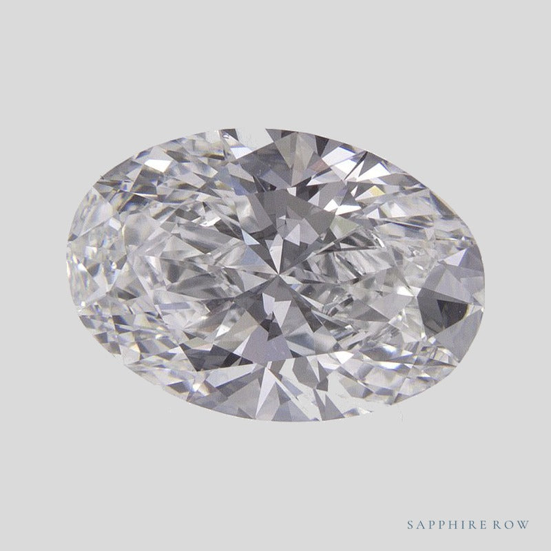 2.37 ct lab-grown diamond, oval cut | Sapphire Row · cut4 · cut5