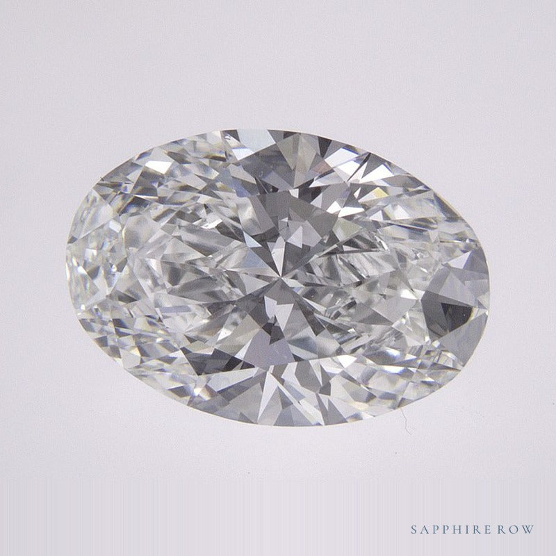 2.37 ct lab-grown diamond, oval cut | Sapphire Row · cut6