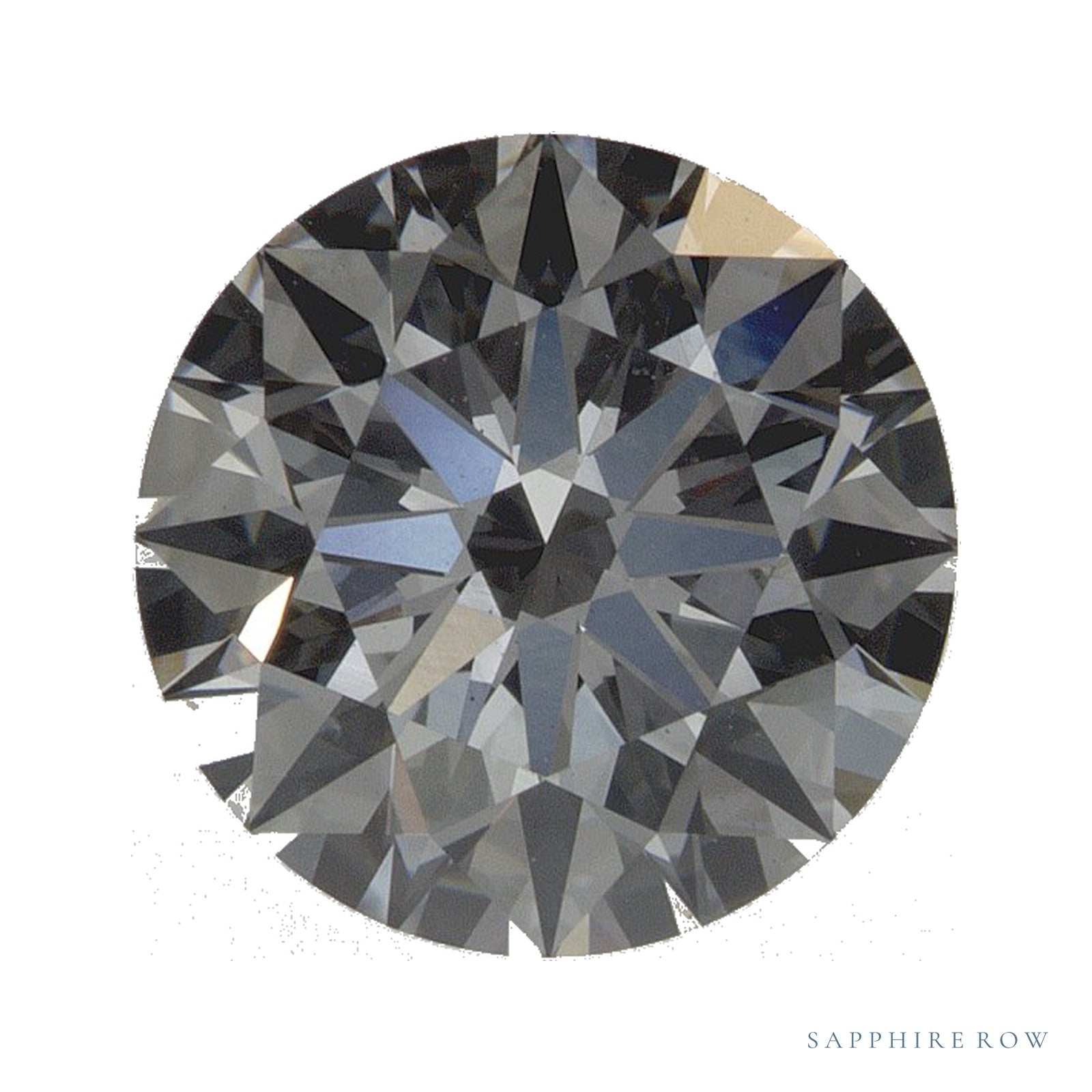 2.37 ct lab-grown diamond, round cut | Sapphire Row · cut4