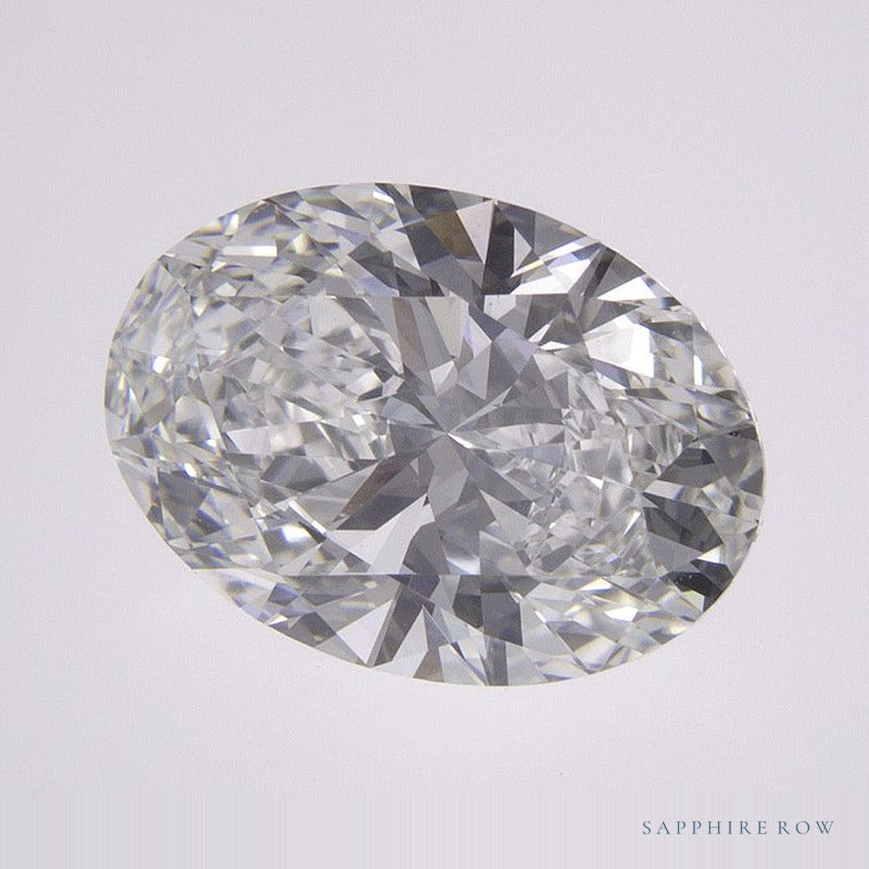 2.36 ct lab-grown diamond, oval cut | Sapphire Row · cut6