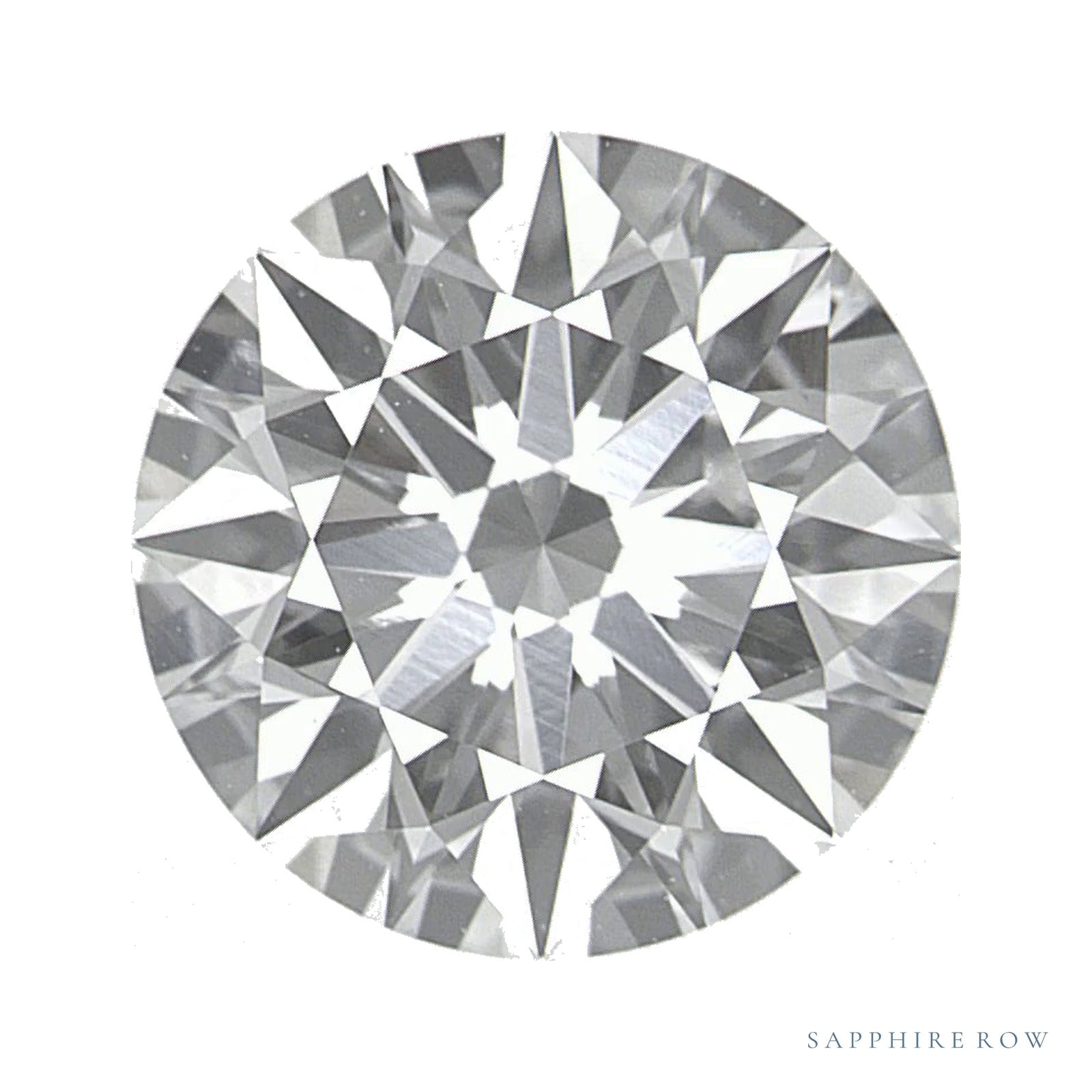 2.36 ct lab-grown diamond, round cut | Sapphire Row · cut4