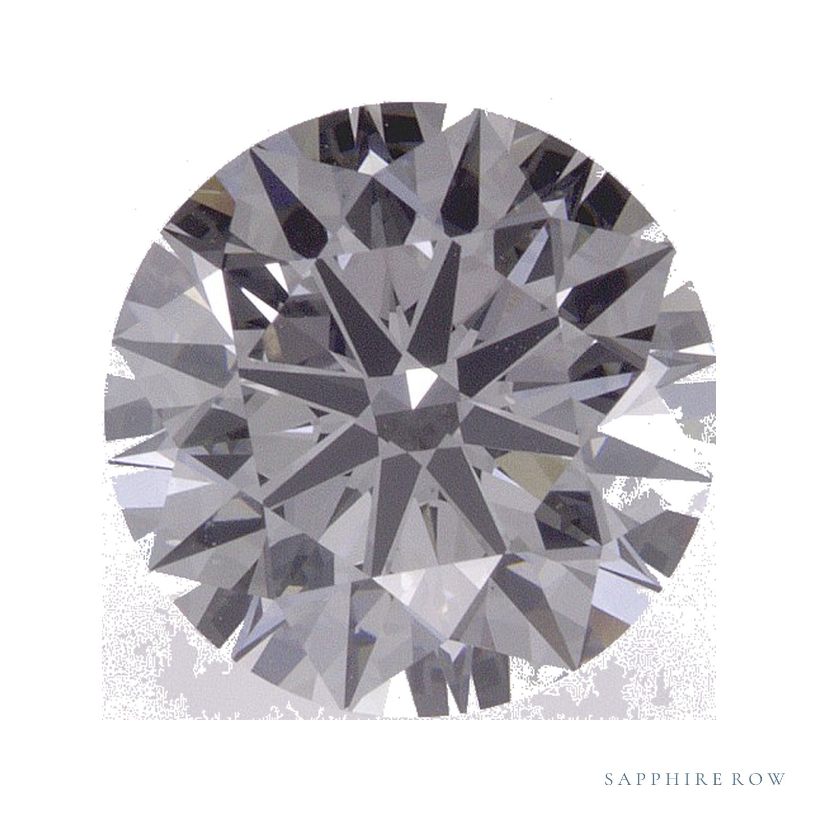 2.36 ct lab-grown diamond, round cut | Sapphire Row · cut4