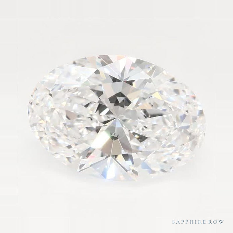 2.35 ct lab-grown diamond, oval cut | Sapphire Row · cut6