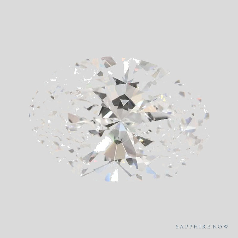 2.35 ct lab-grown diamond, oval cut | Sapphire Row · cut4 · cut5