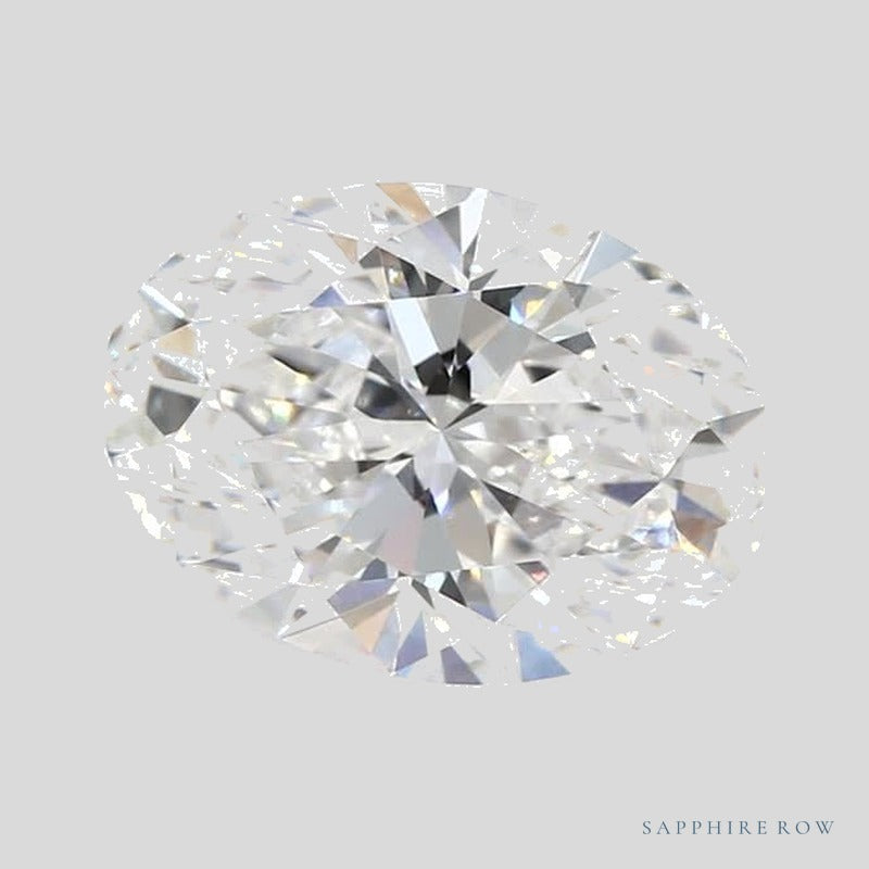 2.35 ct lab-grown diamond, oval cut | Sapphire Row · cut4 · cut5