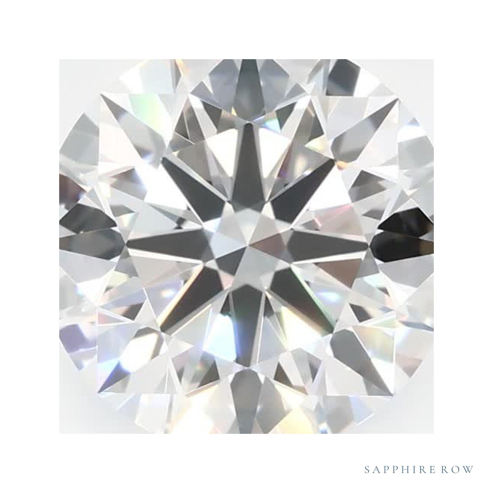2.35 ct lab-grown diamond, round cut | Sapphire Row · cut4