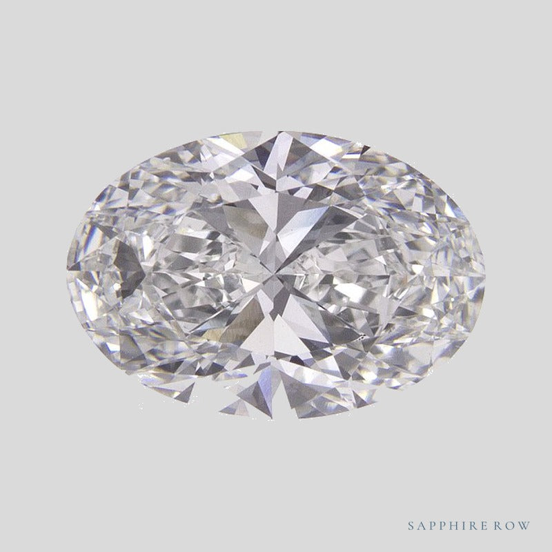 2.35 ct lab-grown diamond, oval cut | Sapphire Row · cut4 · cut5