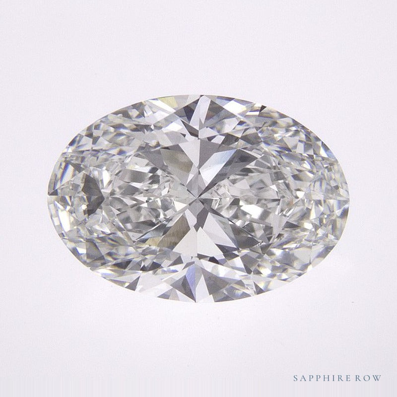 2.35 ct lab-grown diamond, oval cut | Sapphire Row · cut6