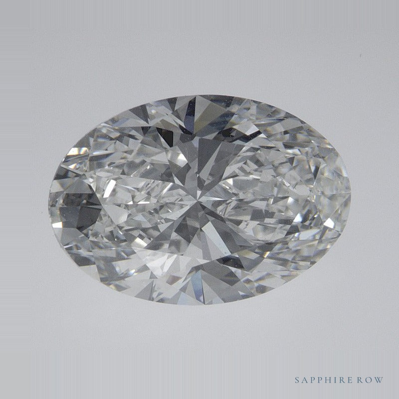 2.35 ct lab-grown diamond, oval cut | Sapphire Row · cut7