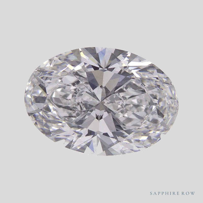 2.35 ct lab-grown diamond, oval cut | Sapphire Row · cut4 · cut5