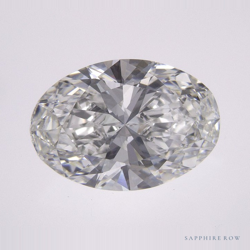 2.35 ct lab-grown diamond, oval cut | Sapphire Row · cut6