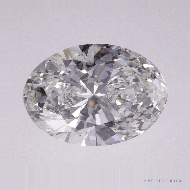 2.35 ct lab-grown diamond, oval cut | Sapphire Row · cut6